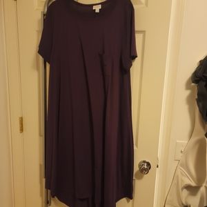 Lularoe xl Carly Dress Plum